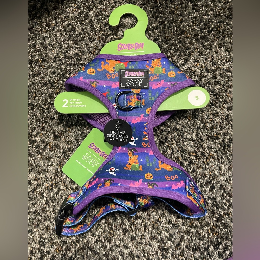 Sassy Woof Scooby Doo Harness NWT